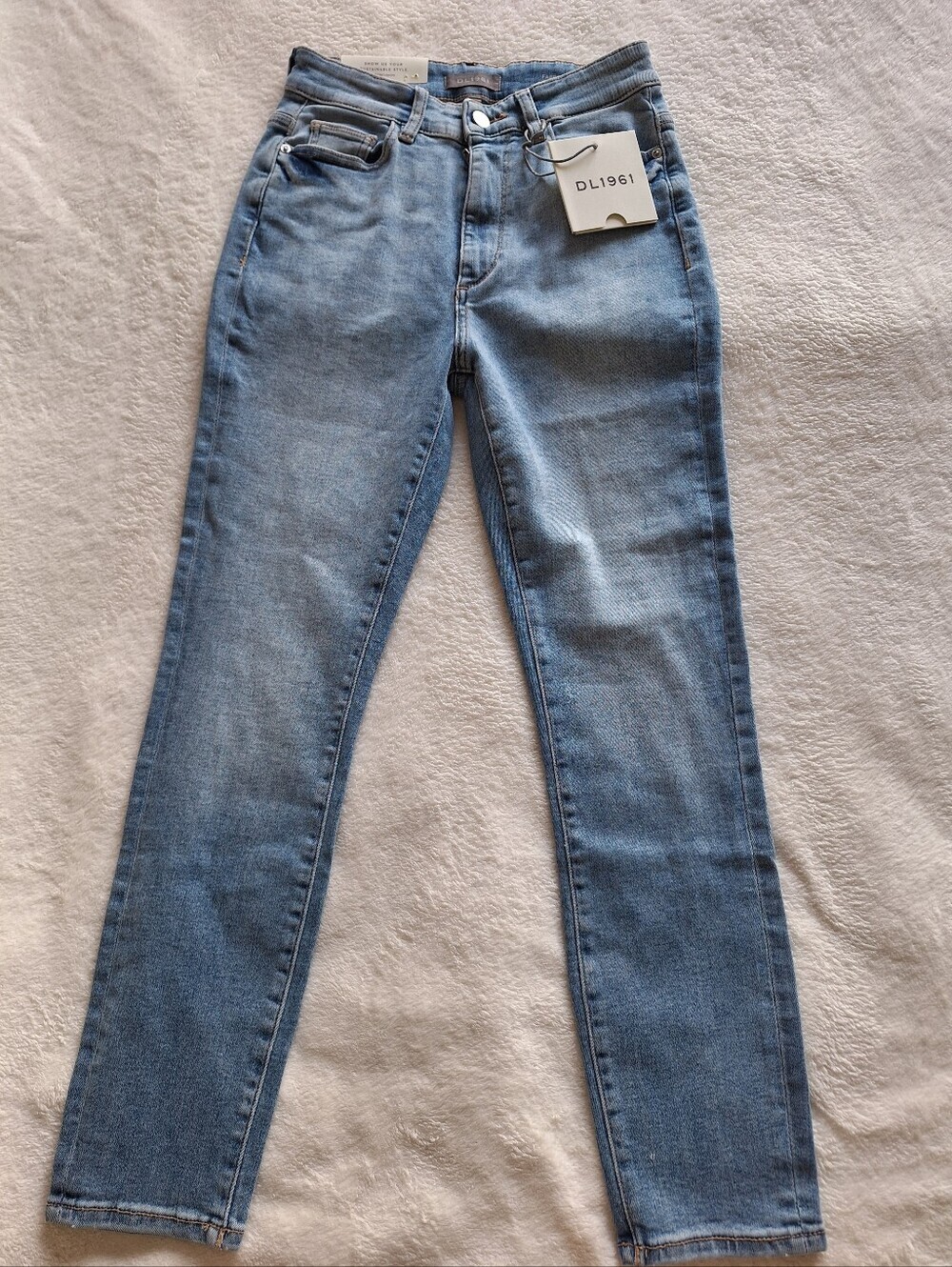 NWT DL1961 Farrow Cropped High Rise Instasculpt Skinny Jeans 26